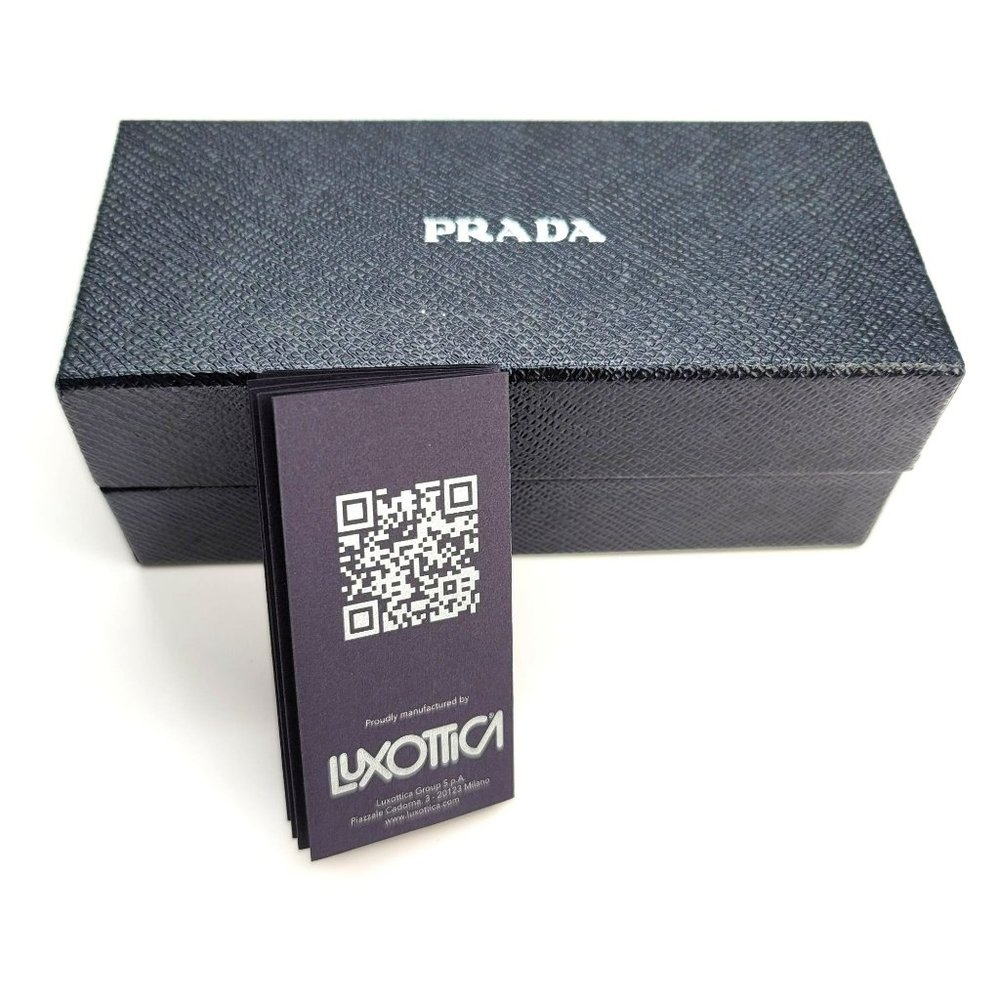 Prada BOX and BROCHURE ONLY for a Luxottica Navy Blue VR612